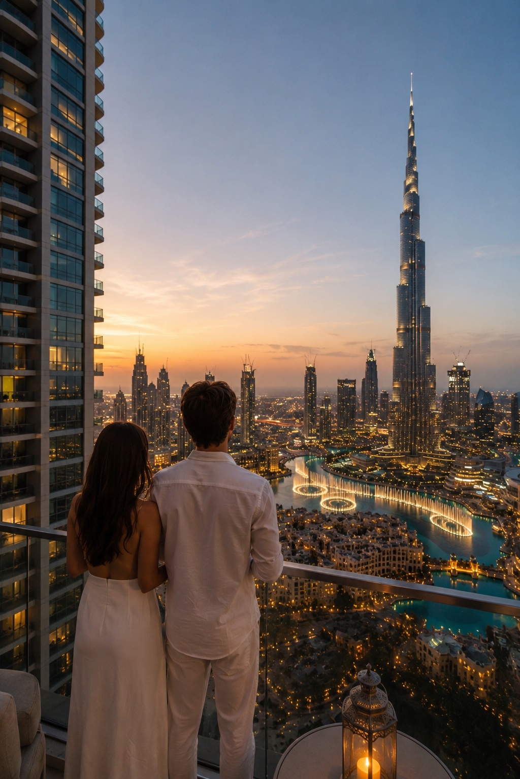 Dubai destination overview with skyline and tourists